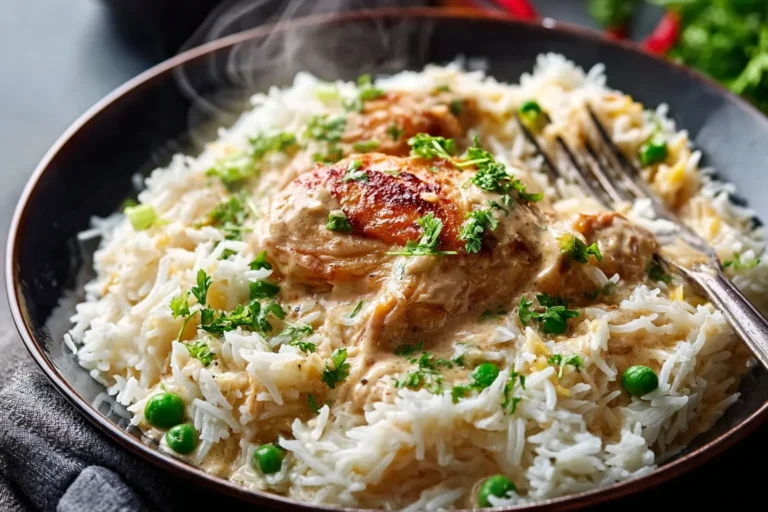 Chicken and Gravy Rice Casserole