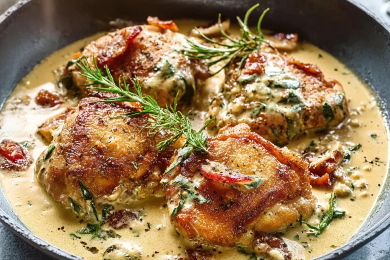 Chicken Thighs in Creamy Dijon Sauce