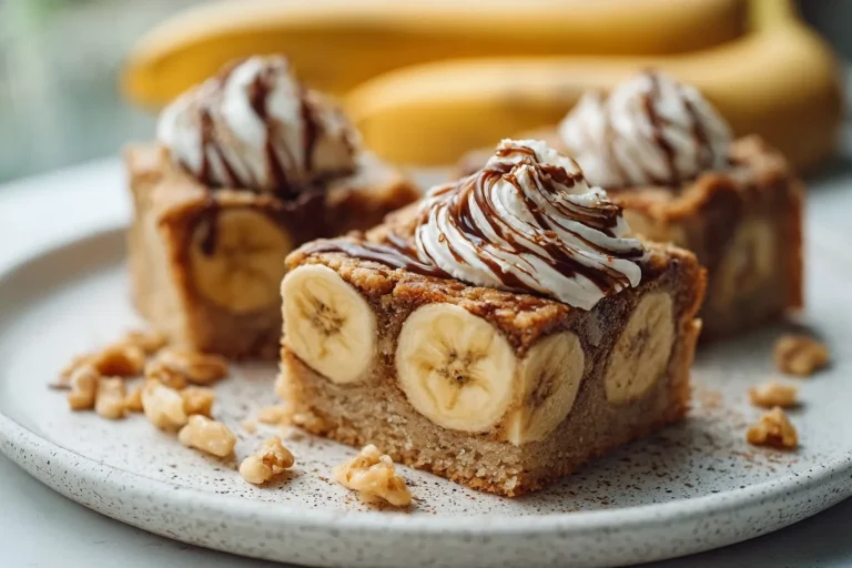 Cottage Cheese Banana Snack Cake