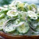 Creamy Cucumber Dill Salad