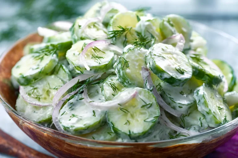Creamy Cucumber Dill Salad