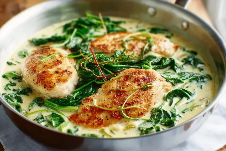 Creamy Garlic Spinach Chicken