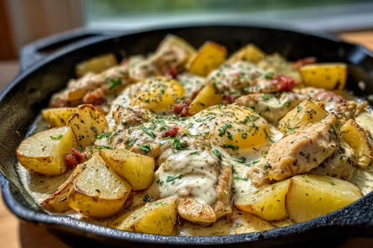 Creamy Ranch Chicken Potato Skillet