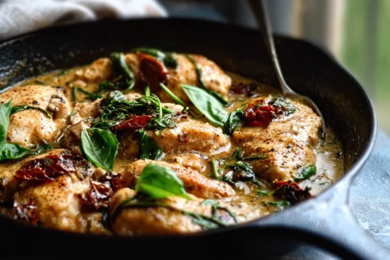 Creamy Tuscan Chicken Skillet