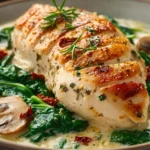 Creamy Tuscan Chicken with Spinach