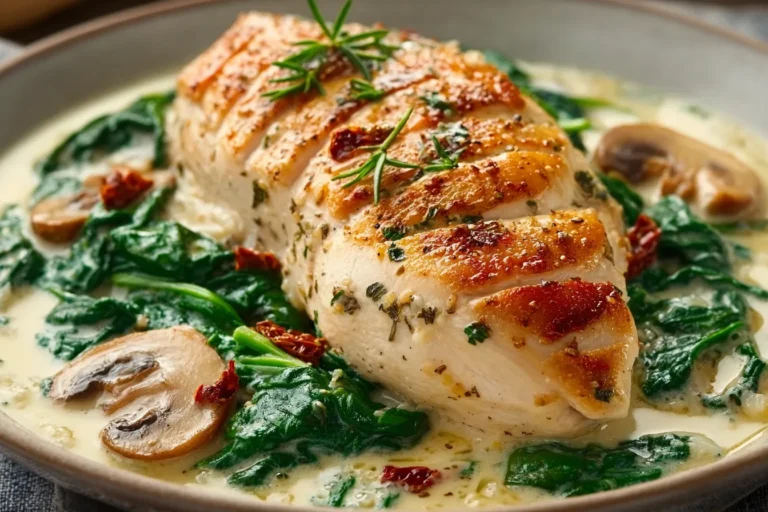 Creamy Tuscan Chicken with Spinach
