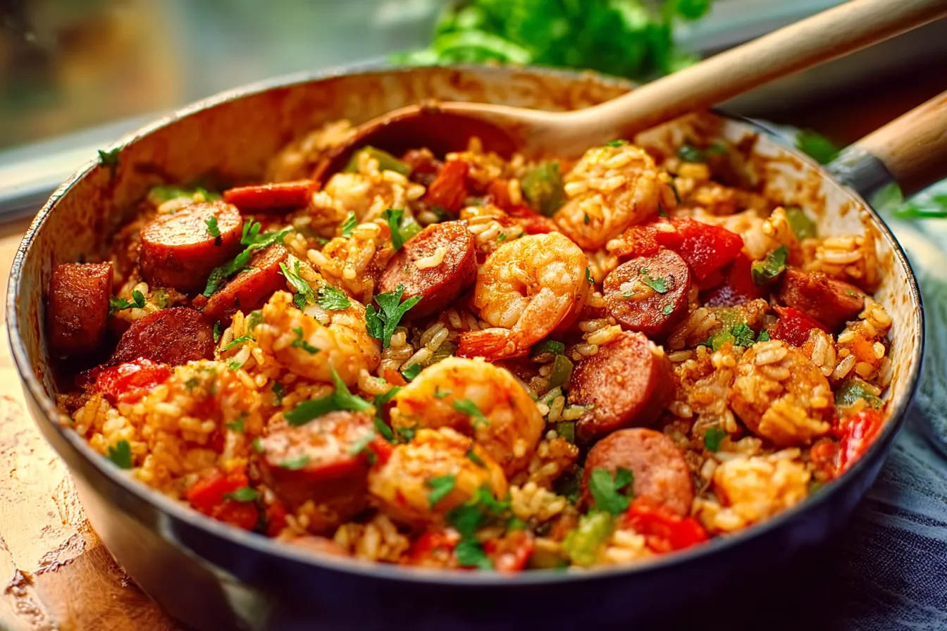Easy Jambalaya Recipe (One Pot Dinner)