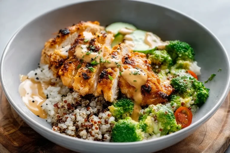 Honey Mustard Chicken Grain Bowls