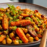 Honey Roasted Carrot & Chickpea Bowl