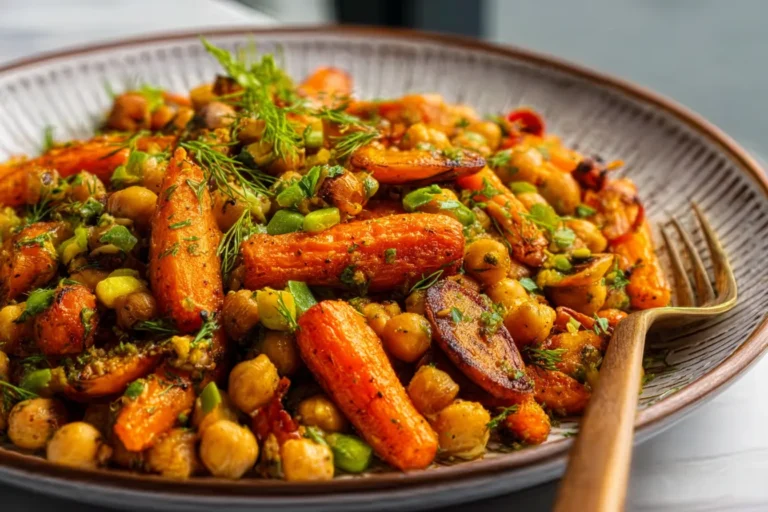 Honey Roasted Carrot & Chickpea Bowl