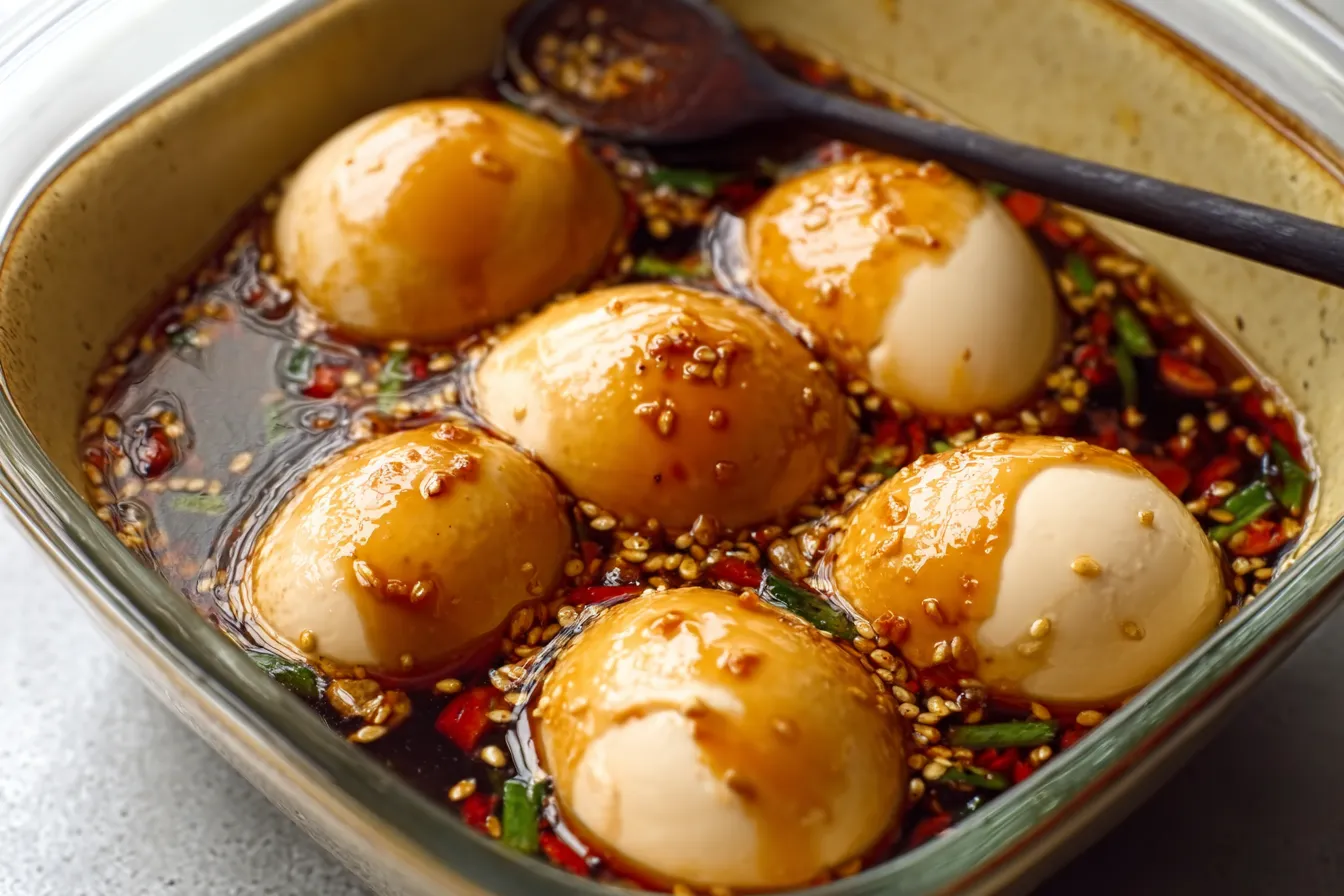 korean soy sauce eggs