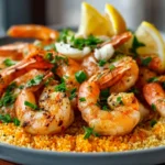 Lemon Garlic Shrimp Couscous