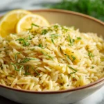 Lemon Orzo Side Dish