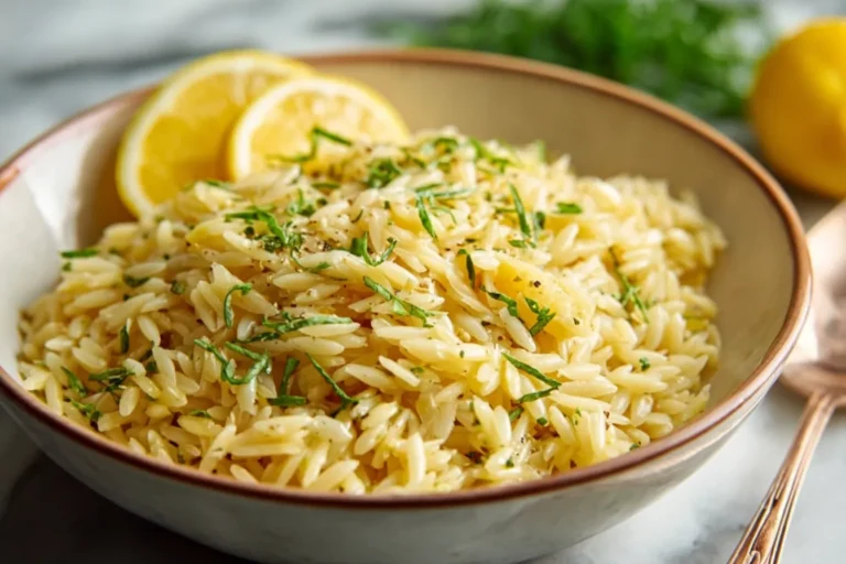Lemon Orzo Side Dish