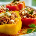 Mediterranean Tuna Stuffed Peppers