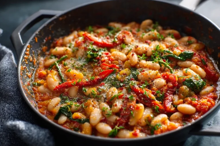 Mediterranean White Bean Skillet
