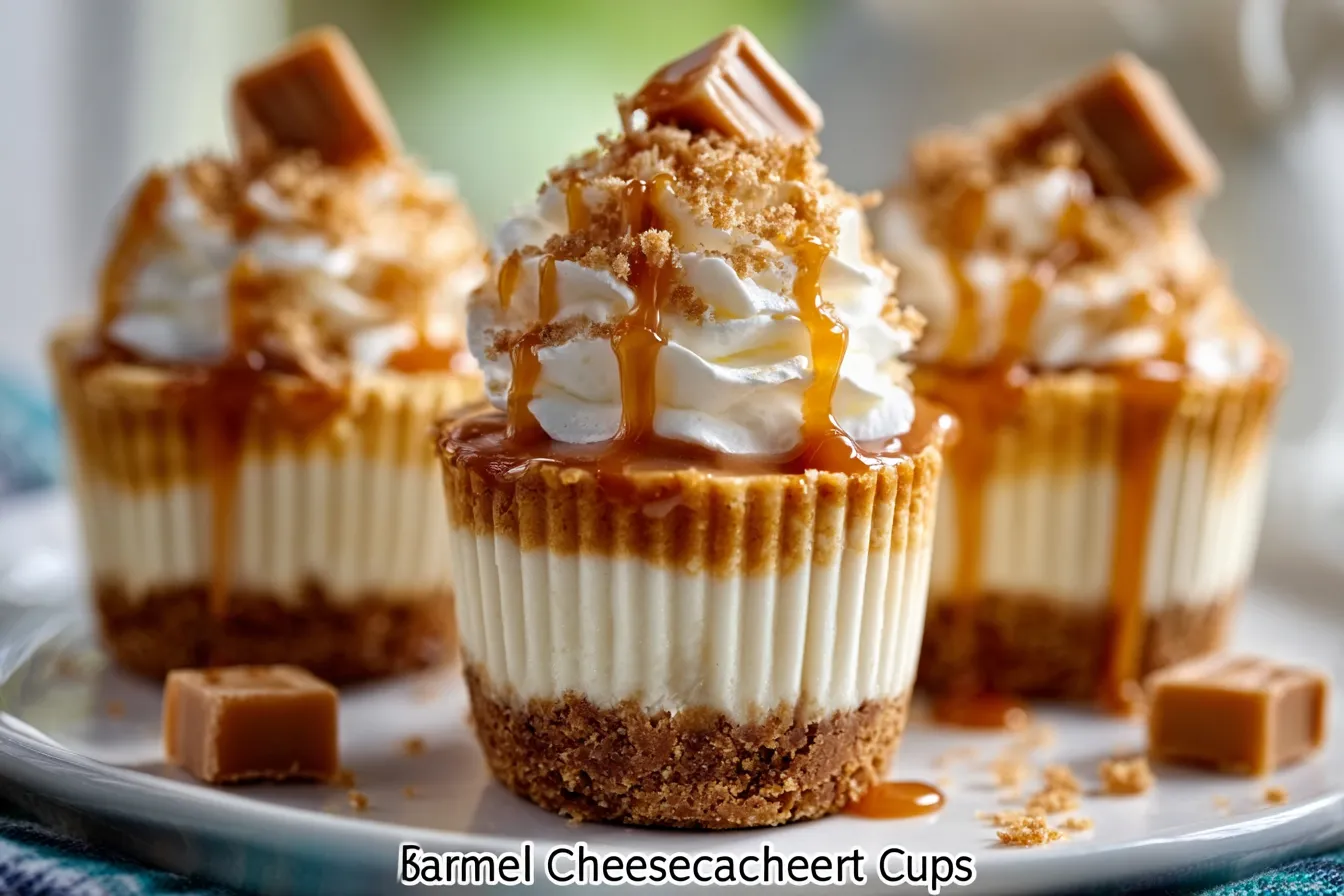 No-Bake Caramel Cheesecake Cups