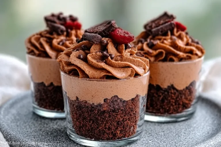 No-Bake Chocolate Cream Cups