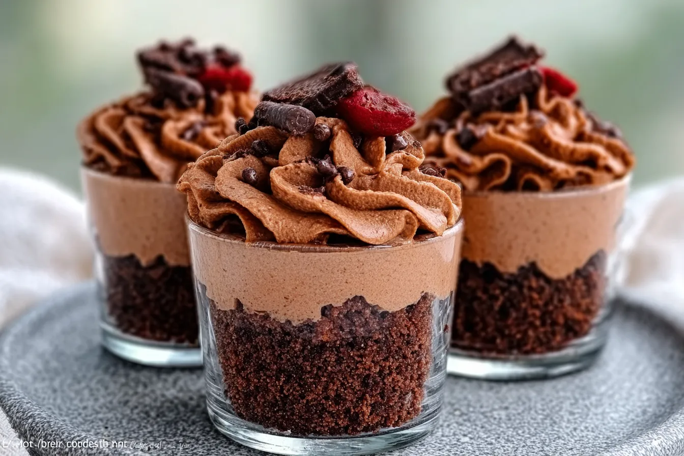 No-Bake Chocolate Cream Cups
