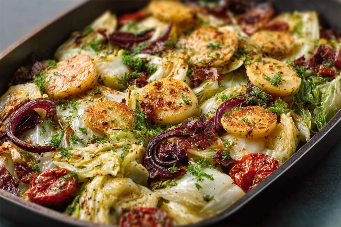 One Pan Cabbage Dinner