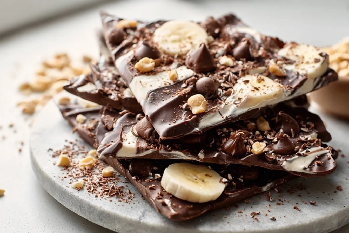 Protein Chocolate Yogurt Bark