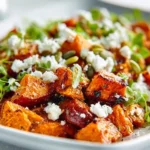 Roasted Sweet Potato & Feta Power Salad