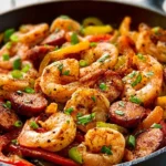 Shrimp and Sausage Cajun Skillet