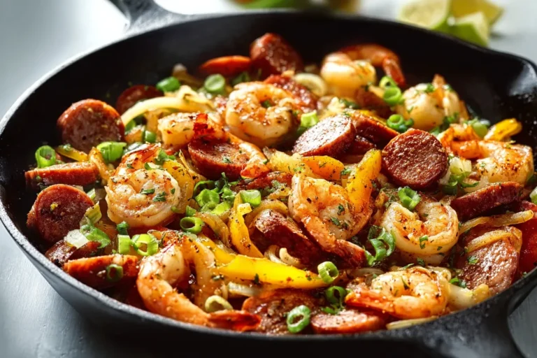 Shrimp and Sausage Skillet