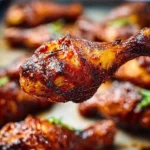 Smoked Chicken Drumsticks BBQ Glaze