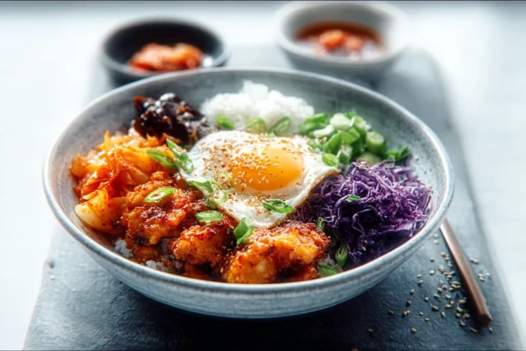 Spicy Korean Chicken Rice Bowls