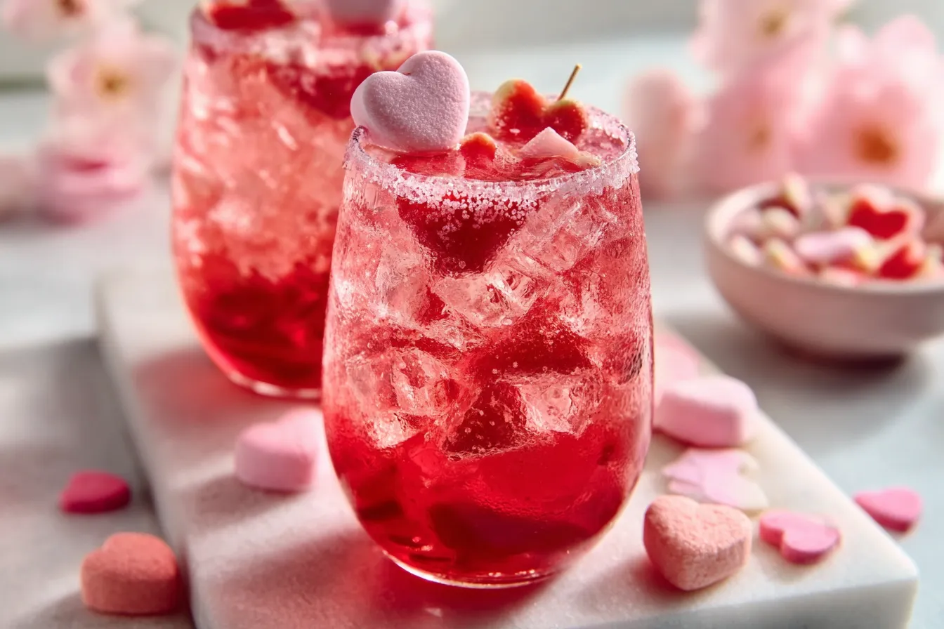 Valentine Candy Drinks (Pink Party Drinks)