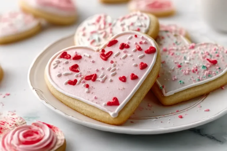 Valentine Sugar Cookies Decorated