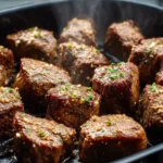 Air Fryer Steak Bites with Garlic Butter