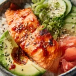 Baked Salmon Sushi Bowl