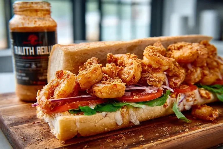 Cajun Shrimp Po’ Boy Sandwich