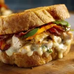 Chicken Bacon Alfredo Melt