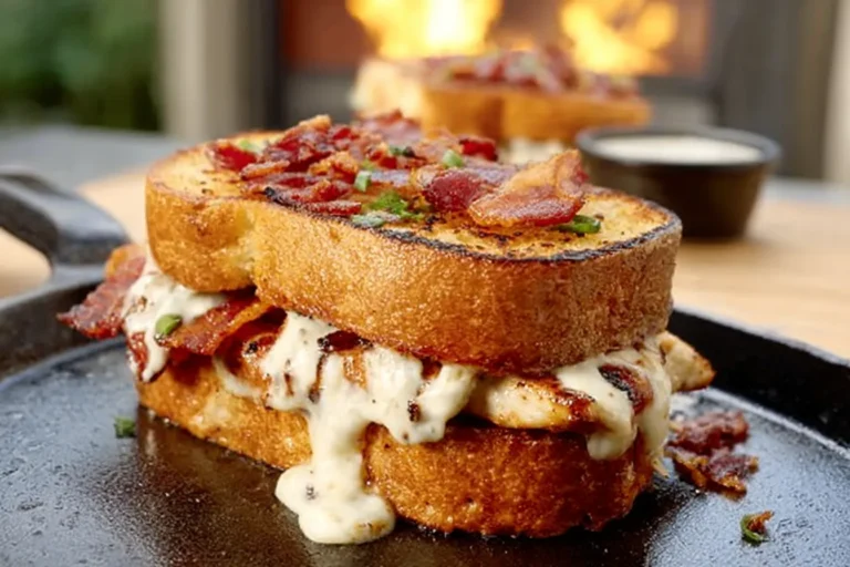 Chicken Bacon Ranch Melt (Skillet Version)