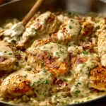 Creamy Ranch Chicken and Rice Skillet