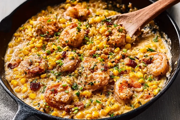 Creamy Shrimp and Corn Skillet