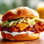 Crispy Honey BBQ Chicken Sandwich