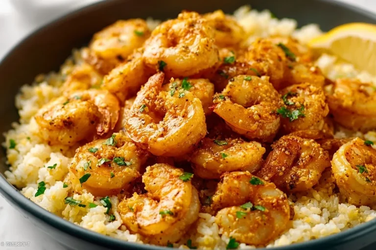 Garlic Butter Shrimp and Rice One-Pan Dinner