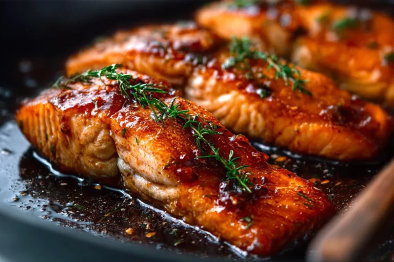 Honey Glazed Baked Salmon