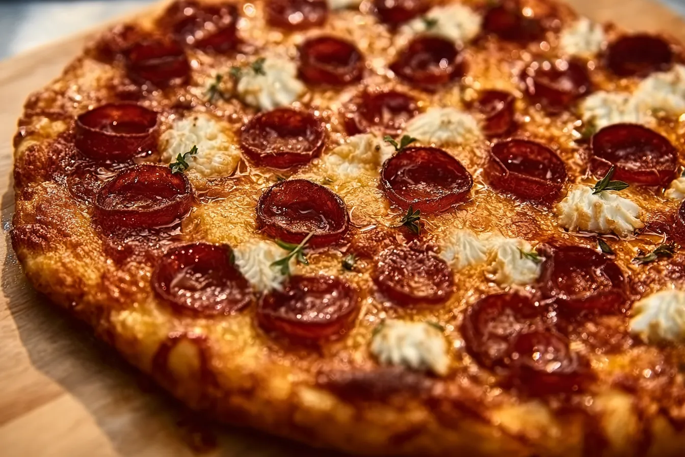 Hot Honey Pepperoni Pizza