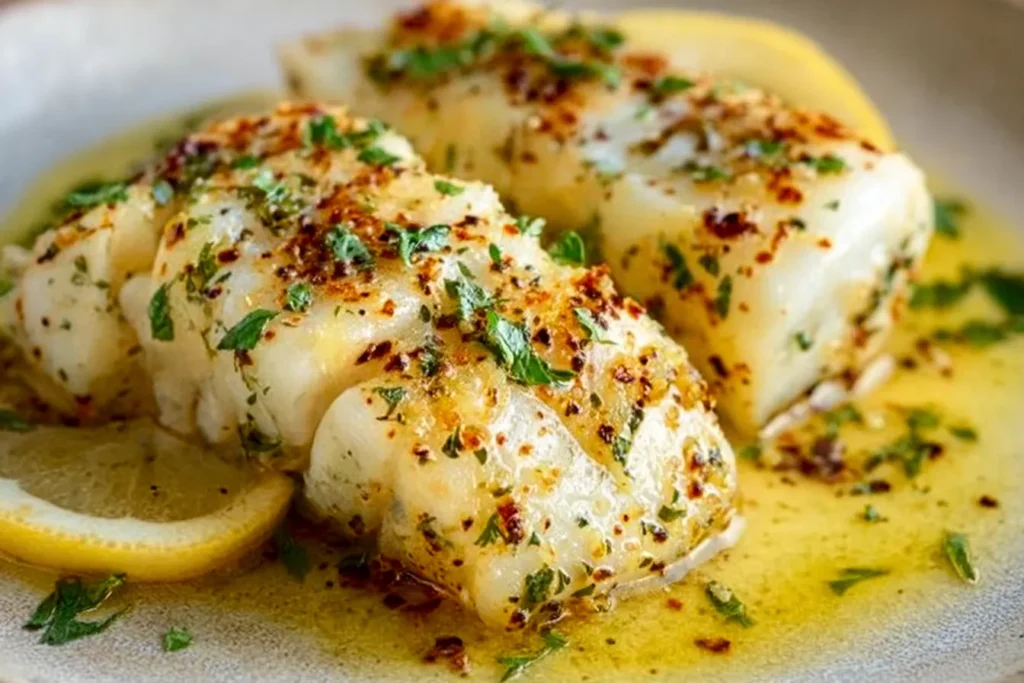 Lemon Garlic Butter Cod