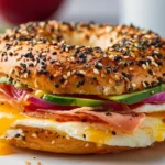 Protein Bagel Sandwich