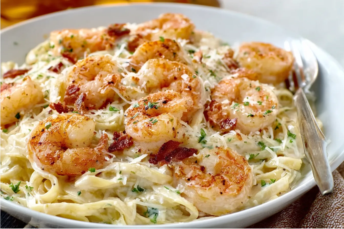 Shrimp Alfredo Pasta