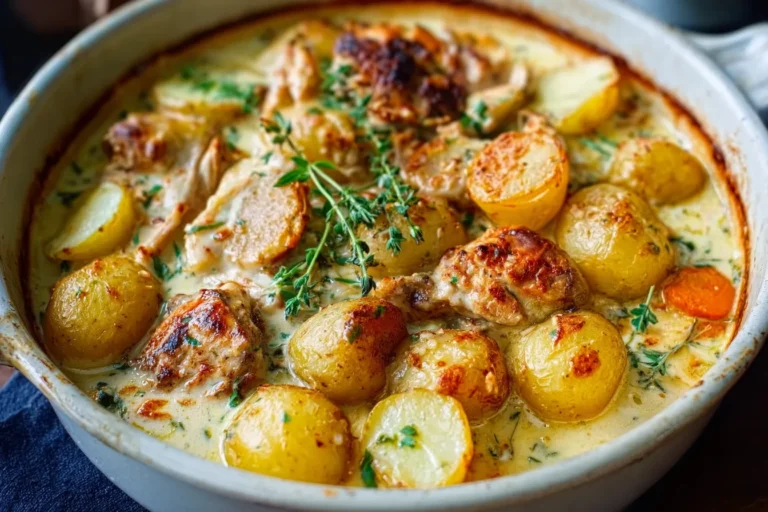 Slow Cooker Creamy Chicken Potatoes