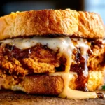 Southern Fried Chicken Gravy Sandwich