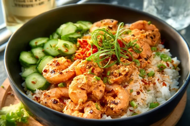 Spicy Shrimp Rice Bowl