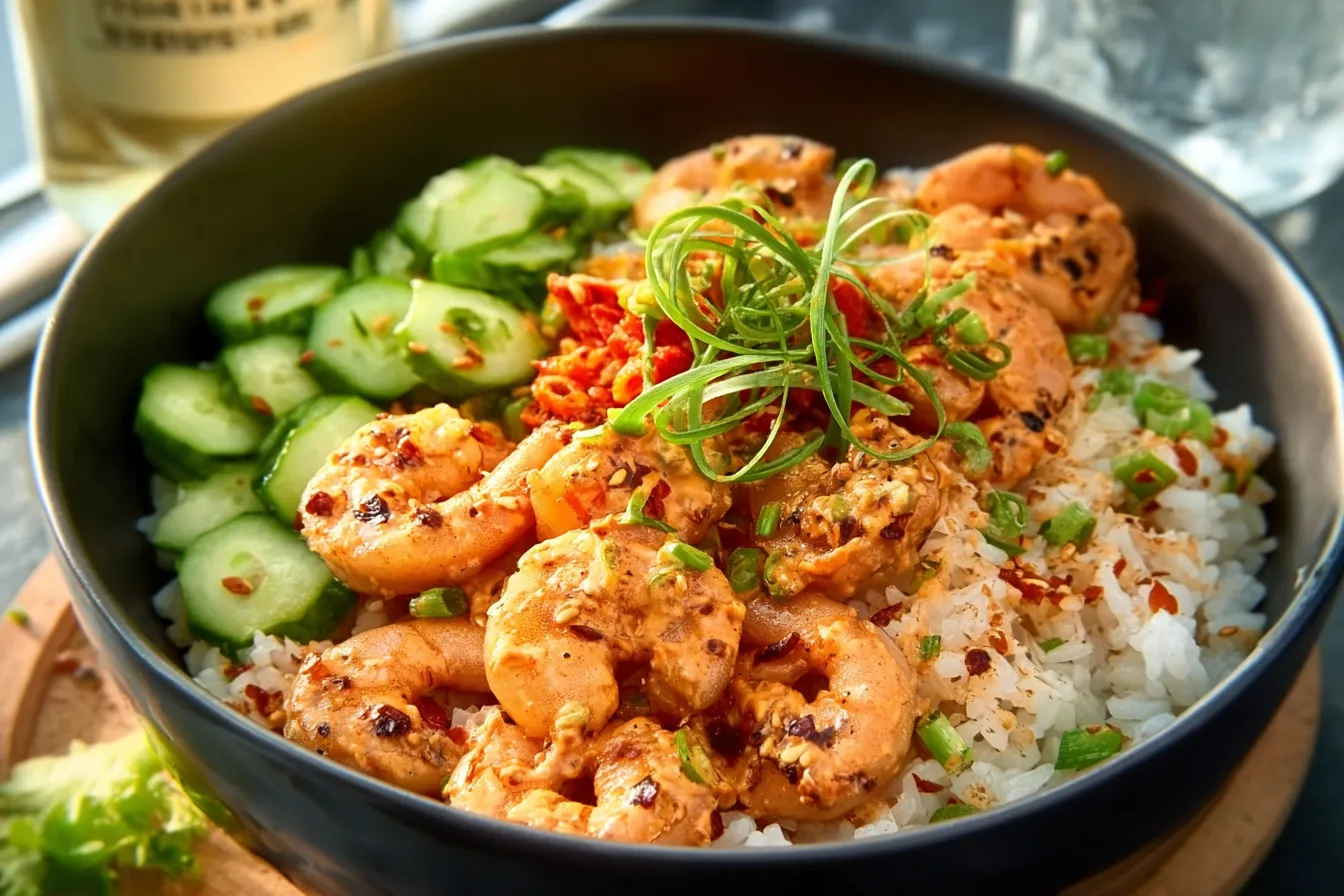 Spicy Shrimp Rice Bowl